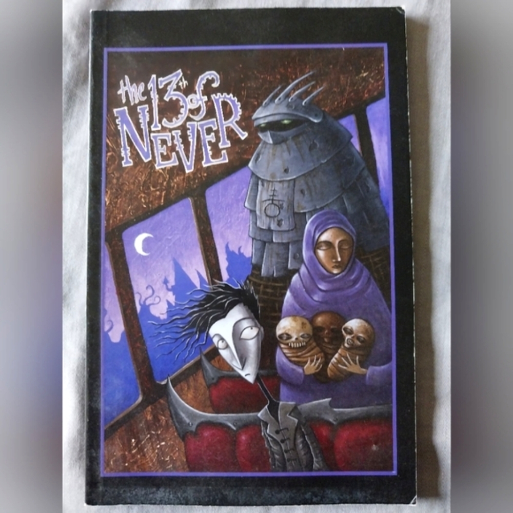 Goth "The 13th Of Never" Crab Scrambly illustrated book